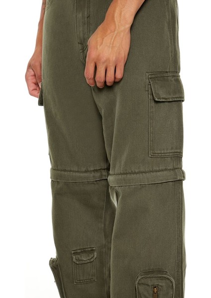 F21 Mid-Rise Kargo Jean Pantolon