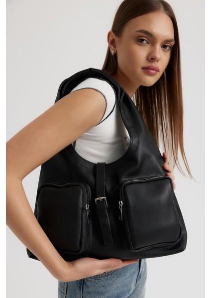 Cepli Omuz Çantası Estrada Siyah