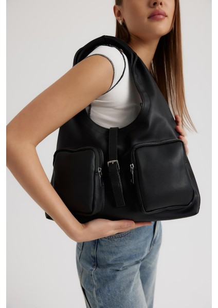 Cepli Omuz Çantası Estrada Siyah fırsatları