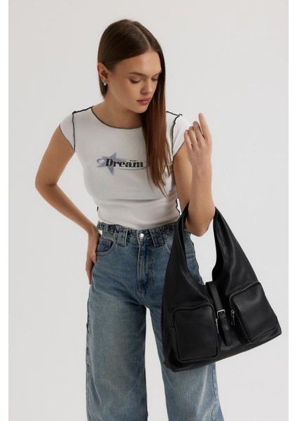Cepli Omuz Çantası Estrada Siyah indirimleri