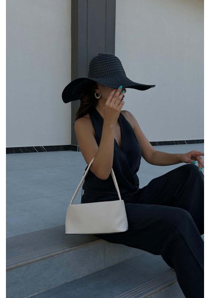 Capella Basic Krem Baget Çanta