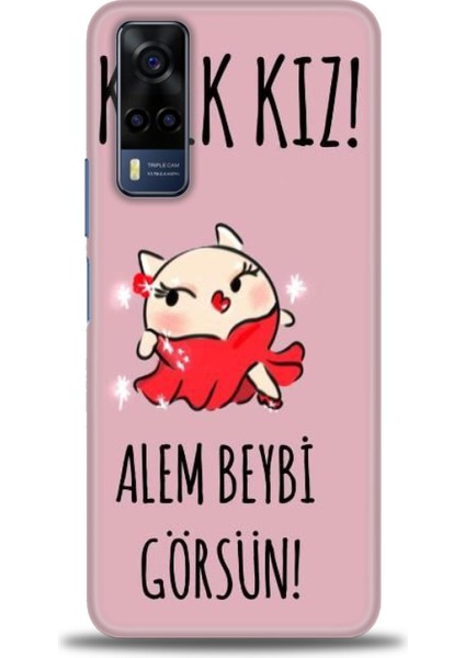 Vivo Y53S Kılıf Hd Baskılı Kılıf + Seramik Tam Kaplayan Ekran Koruyucu 165