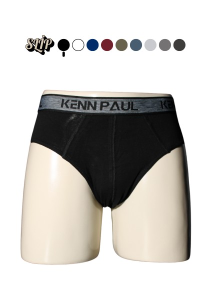 Erkek Düz Pamuklu Siyah Boxer | Slip Boxer