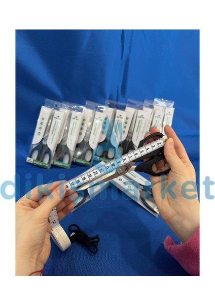 Japon Stili Plastik Saplı Çok Fonksiyonlu 17CM Makas