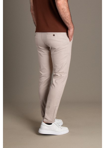 Zekiözer Erkek Bej Keten Pantolon modelleri