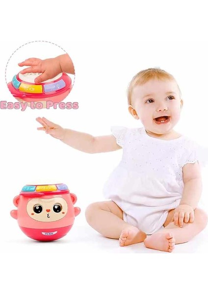 Maymun Oyun Müzikli Projeksiyonlu 5in1 Eğitici Oyuncak Pembe fiyatları