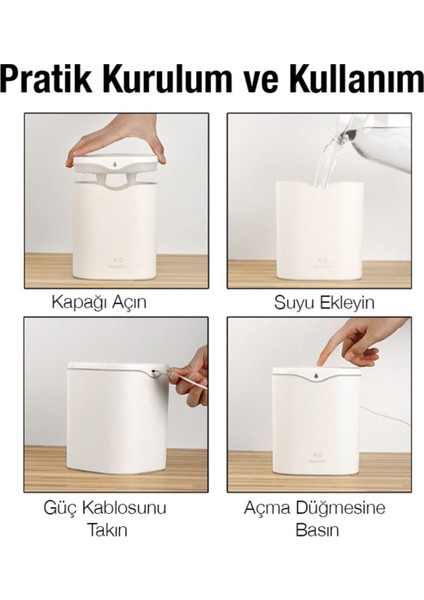 Büyük boy Ultrasonik Hava Nemlendirici Buhar Makinası Bebek Çocuk Odaları için humidifer 7 renk rgb indirimleri