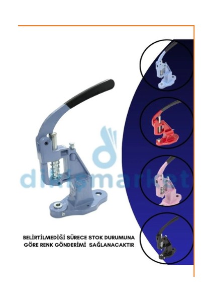 Tulumba El Presi ( Çıt Çıt, Kuşgözü, Rivet ve Düğme Çakma Makinesi ) ! Yalnızca Makinadır