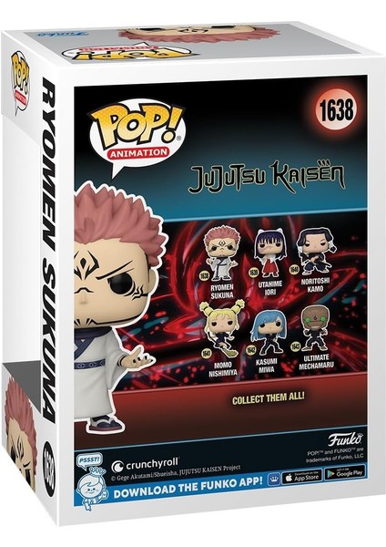 Pop! Jujutsu Kaisen, Sukuna Figürü, Resmi Vinil Koleksiyon Ürünü