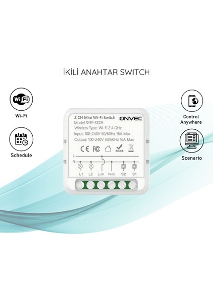 Akıllı Ikili Anahtar Swıtch