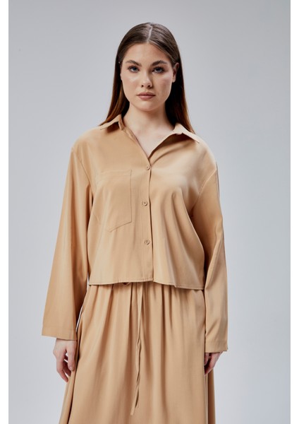 Vizon Oversize Gömlek