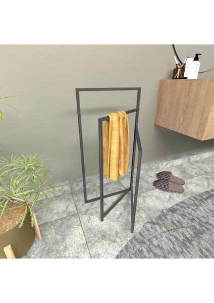 Dekoratif Metal Banyo Düzenleyici - Metal Açık Havluluk - Metal Organizer - 35 fiyatları