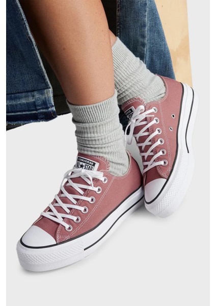 Chuck Taylor All Star Lift Logolu Paltform Taban Sneaker Ayakkabı Bayan Ayakkabı A10648C 665