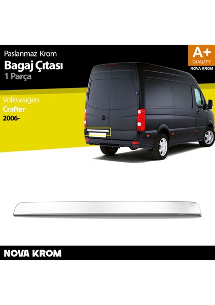 Vw Crafter Krom Bagaj Çıtası 2006-2017