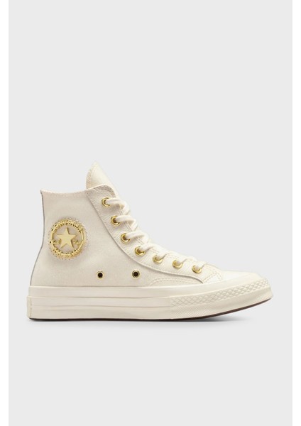 Chuck 70 Logolu Gold Detaylı Sneaker Ayakkabı Bayan Ayakkabı A12555C 286