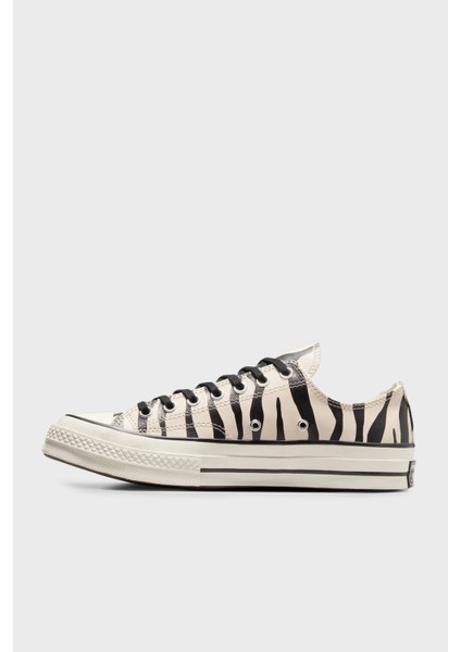 Chuck 70 Zebra Desenli Kanvas Sneaker Ayakkabı Bayan Ayakkabı A13438C 271 modelleri