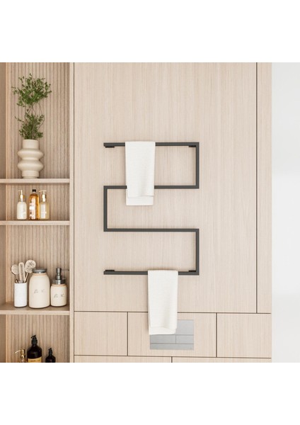 Dekoratif Metal Banyo Düzenleyici - Metal Açık Havluluk - Metal Organizer - 16 fiyatları
