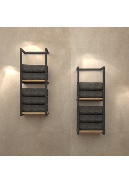 Dekoratif Metal Banyo Düzenleyici - Metal Açık Havluluk - Metal Organizer - 18 fiyatları