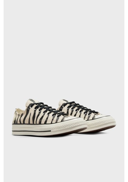 Chuck 70 Zebra Desenli Kanvas Sneaker Ayakkabı Bayan Ayakkabı A13438C 271 fırsatları
