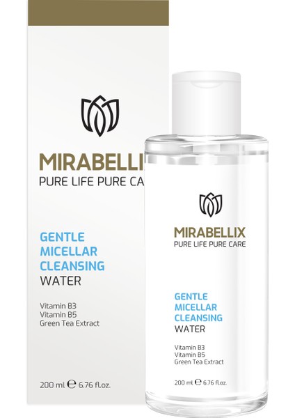 Micellar Makyaj Temizleme Suyu – Yeşil Çay Özü, Pantenol ve Niasinamid Içerikli 250 ml