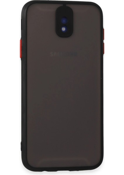 Samsung Galaxy J7 Pro / J730 Kılıf Montreal Silikon Kapak - Siyah Ynsmr