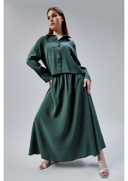 Haki Oversize Gömlek fırsatları