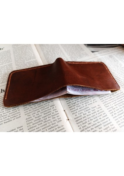 Deri Tamamen El Emeği Cüzdan 22CM*8CM * 1 Banknot Alanı 4 Kart Bölmesi UK07 indirimleri
