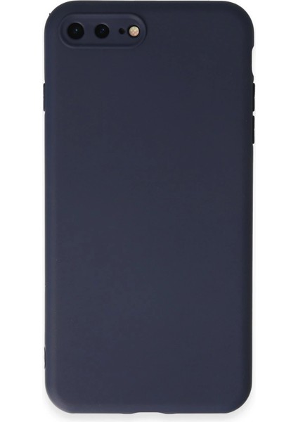 Apple iPhone 7 Plus Kılıf First Silikon - Lacivert Ynsmr