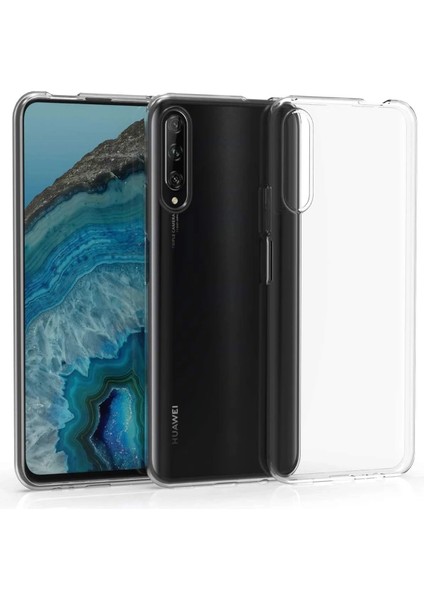 Huawei P Smart Pro / Y9S Kılıf Lüx Şeffaf Silikon Ynsmr