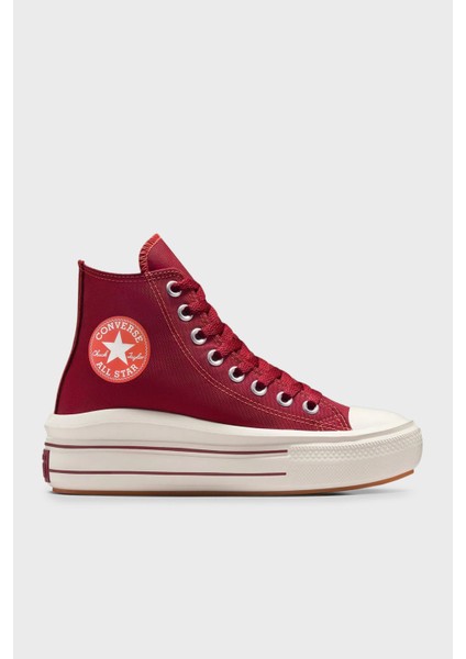 Chuck Taylor All Star Move Logolu Kalın Taban Sneaker Ayakkabı Bayan Ayakkabı A12586C 642