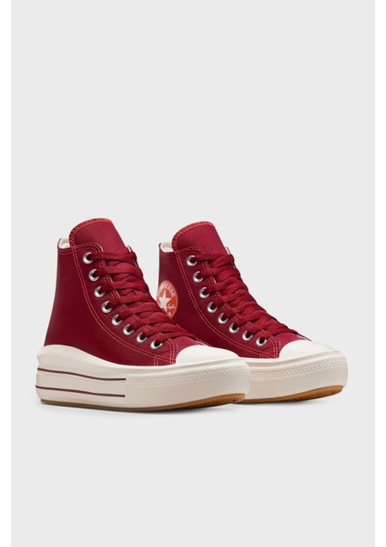 Chuck Taylor All Star Move Logolu Kalın Taban Sneaker Ayakkabı Bayan Ayakkabı A12586C 642
