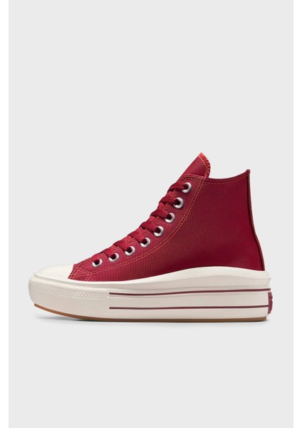 Chuck Taylor All Star Move Logolu Kalın Taban Sneaker Ayakkabı Bayan Ayakkabı A12586C 642