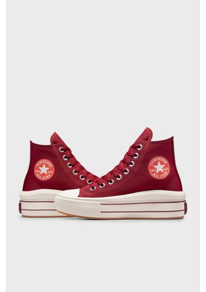 Chuck Taylor All Star Move Logolu Kalın Taban Sneaker Ayakkabı Bayan Ayakkabı A12586C 642
