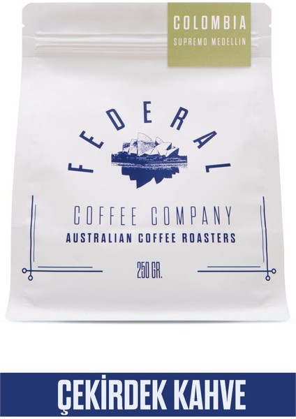 Colombia Supremo Medellin (Çekirdek Kahve) 250GR