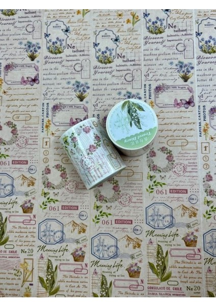 Seyahat Günlüğü Temalı Washi Bant/ Washi Tape/ Sticker/ Bullet Journal modelleri