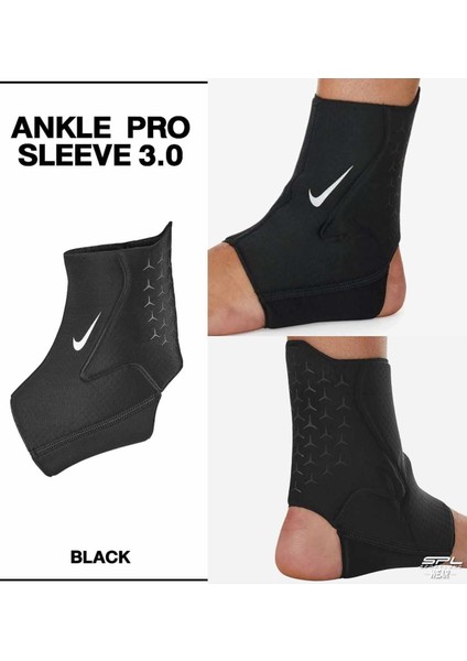 Nıke Pro Ankle Sleeve Unisex Ayak Bilekliği N.100.0677.010-SIYAH