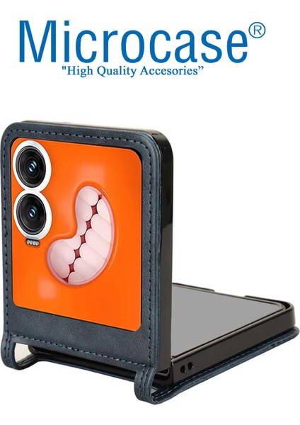 Tecno Phantom V Flip2 Retro Tasarım Kartlıklı Deri KILIF-AL5119 fiyatları