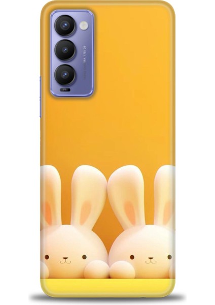 Tecno Camon 18P Kılıf Hd Baskılı Kılıf + Seramik Tam Kaplayan Ekran Koruyucu 78