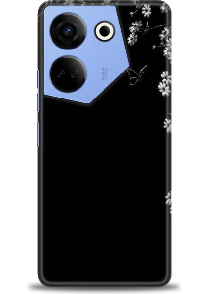Tecno Camon 20 Pro 4g Kılıf Hd Baskılı Kılıf + Seramik Tam Kaplayan Ekran Koruyucu 140