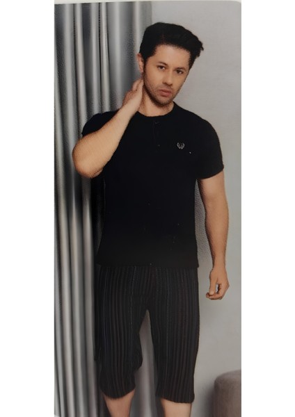 Erkek Bermuda Pijama Takım 9510