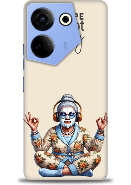 Tecno Camon 20 Pro 4g Kılıf Hd Baskılı Kılıf + Seramik Tam Kaplayan Ekran Koruyucu 42
