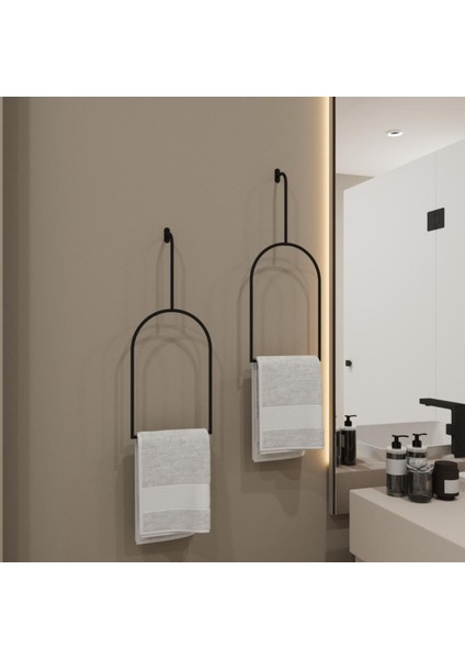 Dekoratif Metal Banyo Düzenleyici - Metal Açık Havluluk - Metal Organizer - 5 fiyatları