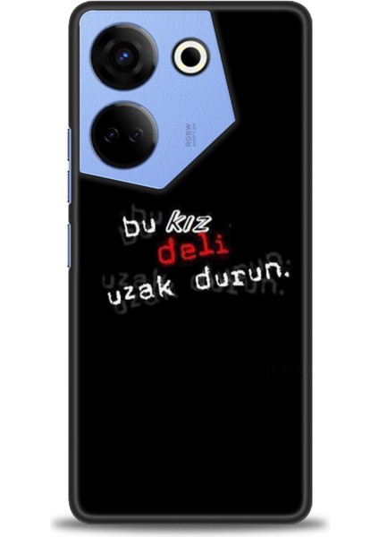 Tecno Camon 20 Pro 4g Kılıf Hd Baskılı Kılıf + Seramik Tam Kaplayan Ekran Koruyucu 398