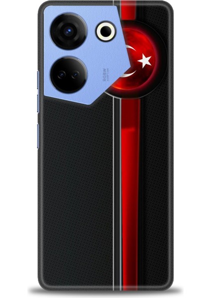 Tecno Camon 20 Pro 4g Kılıf Hd Baskılı Kılıf + Seramik Tam Kaplayan Ekran Koruyucu 32