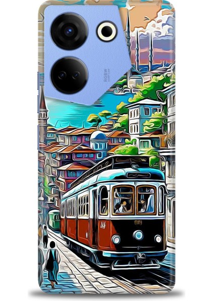 Tecno Camon 20 Pro 5g Kılıf Hd Baskılı Kılıf + Seramik Tam Kaplayan Ekran Koruyucu 225