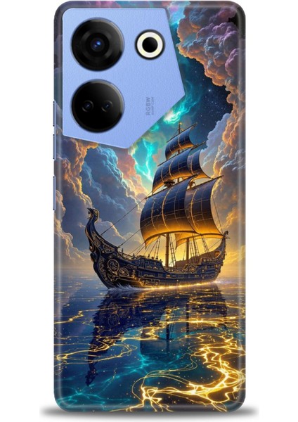 Tecno Camon 20 Pro 5g Kılıf Hd Baskılı Kılıf + Seramik Tam Kaplayan Ekran Koruyucu 233