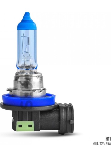 Seger H11 12V 55W Xenon White Ultra (4.000K Beyaz Işık)
