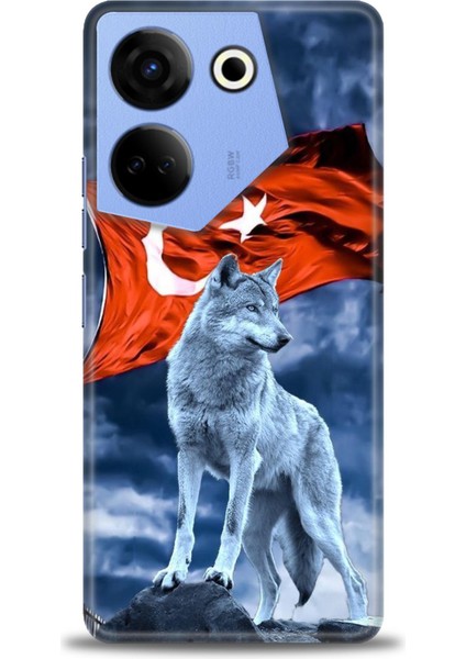 Tecno Camon 20 Pro 4g Kılıf Hd Baskılı Kılıf + Seramik Tam Kaplayan Ekran Koruyucu 36
