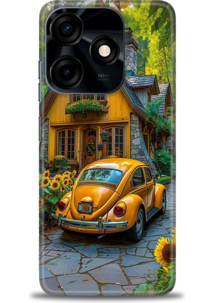 Tecno Spark 10 Pro 4g Kılıf Hd Baskılı Kılıf + Seramik Tam Kaplayan Ekran Koruyucu 110