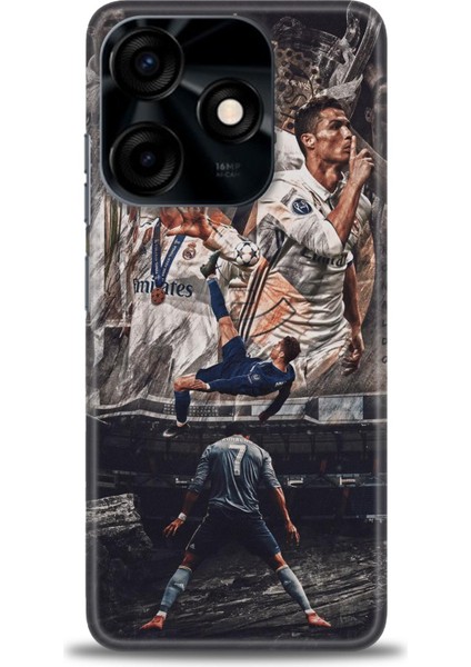 Tecno Spark 10C Kılıf Hd Baskılı Kılıf + Seramik Tam Kaplayan Ekran Koruyucu 10